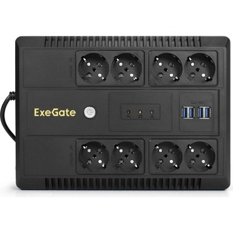 ИБП ExeGate NEO NNB-600.LED.AVR.8SH.CH (EX293853RUS)