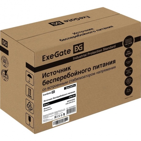 ИБП ExeGate SpecialPro UNB-500.LED.AVR.4C13 (EX294608RUS) - фото 4