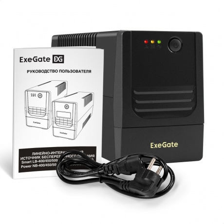 ИБП ExeGate Power NB-850.LED.AVR.4C13 (EX299486RUS) - фото 4
