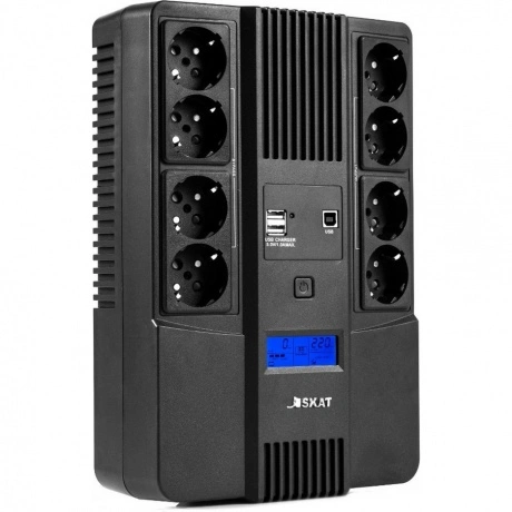ИБП SKAT-UPS 1000-AID-IN-1X9-8 220В/600Вт