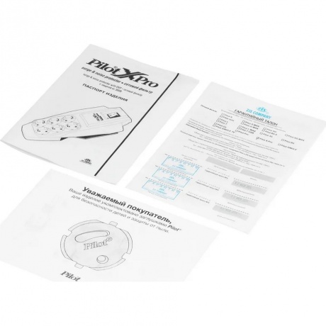 Сетевой фильтр Pilot X-Pro 3м (6 розеток) серый - фото 8