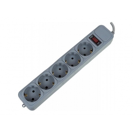 

Сетевой фильтр PC Pet AP01006-5-GR 5м (5 розеток) серый