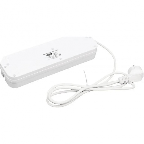 Сетевой фильтр Most A10 1.6м (6 розеток) белый - фото 4