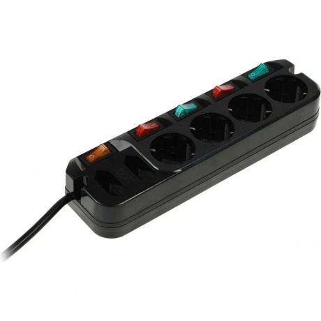 Сетевой фильтр Most A16 3м (6 розеток) черный - фото 4
