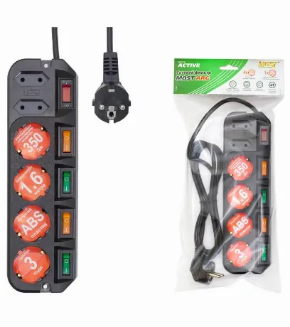Сетевой фильтр Most ARG 3м (6 розеток) черный