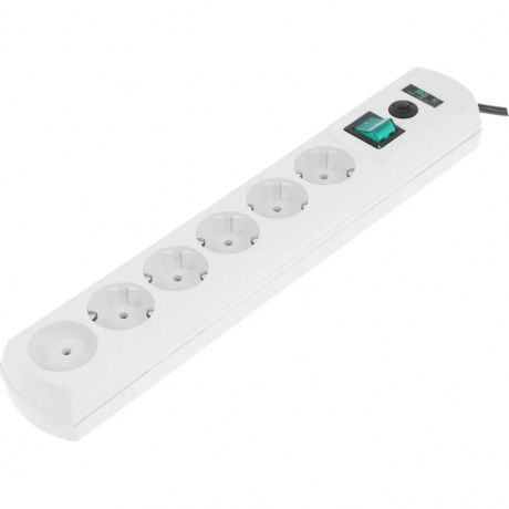 Сетевой фильтр Most RG 2м (6 розеток) белый - фото 2