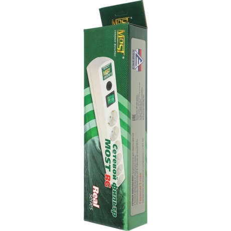 Сетевой фильтр Most RG 2м (6 розеток) белый - фото 7