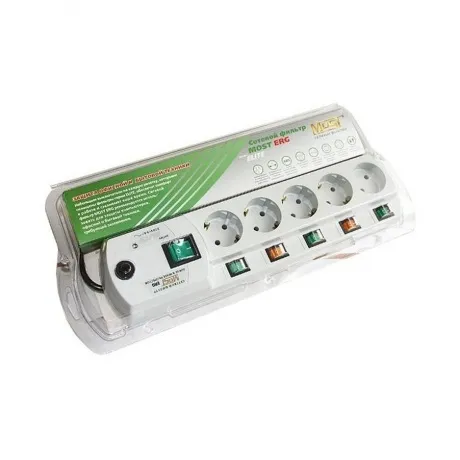 Сетевой фильтр Most ERG 5м (5 розеток) белый