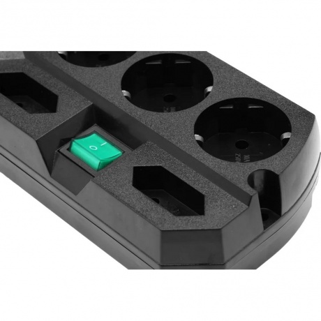 Сетевой фильтр Most TRG 2м (10 розеток) черный - фото 4