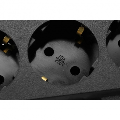 Сетевой фильтр Most TRG 2м (10 розеток) черный - фото 6