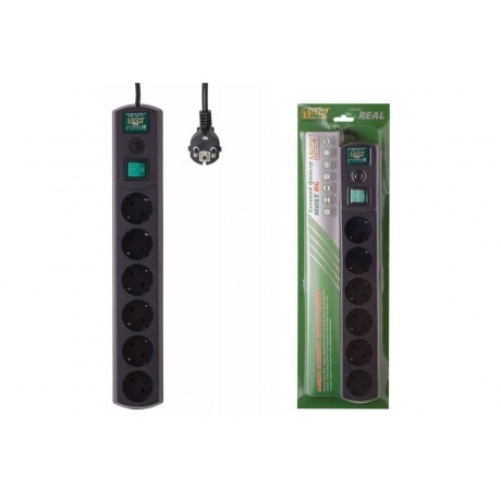 

Сетевой фильтр Most RG 5м (6 розеток) черный