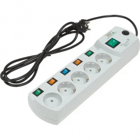 Сетевой фильтр Most ERG 2м (5 розеток) белый - фото 2