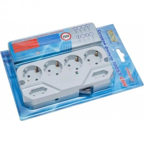 Сетевой фильтр Most СHV 2м (6 розеток) белый