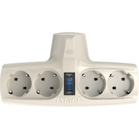 Сетевой фильтр Pilot T (4 розетки) белый - фото 2