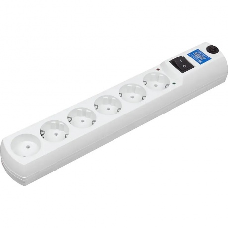 Сетевой фильтр Most HV6 2м 6 розеток белый 1952₽