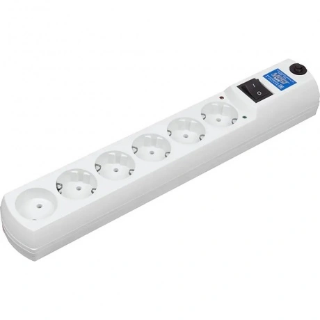 Сетевой фильтр Most HV6 2м (6 розеток) белый