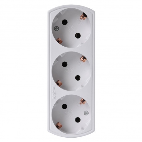 Резветвитель Buro BU-PS3G-W (3 розетки) белый - фото 2