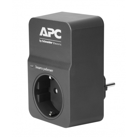Сетевой фильтр APC PM1WB-RS (1 розетка) черный - фото 1