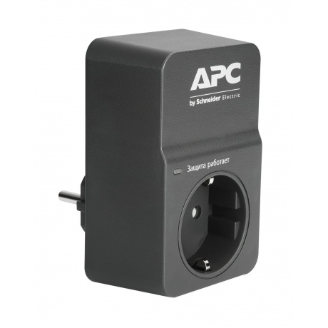Сетевой фильтр APC PM1WB-RS (1 розетка) черный - фото 2