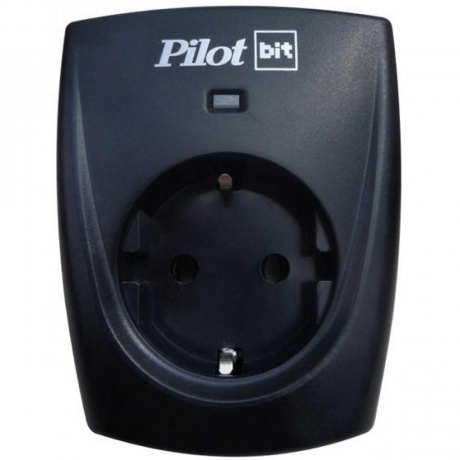 Сетевой фильтр Pilot Bit (1 розетка) черный - фото 1