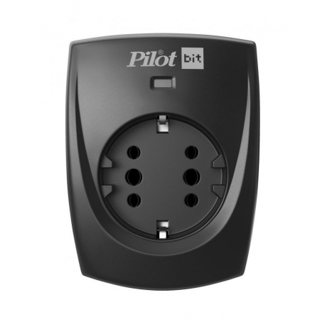 Сетевой фильтр Pilot Bit (1 розетка) черный - фото 2