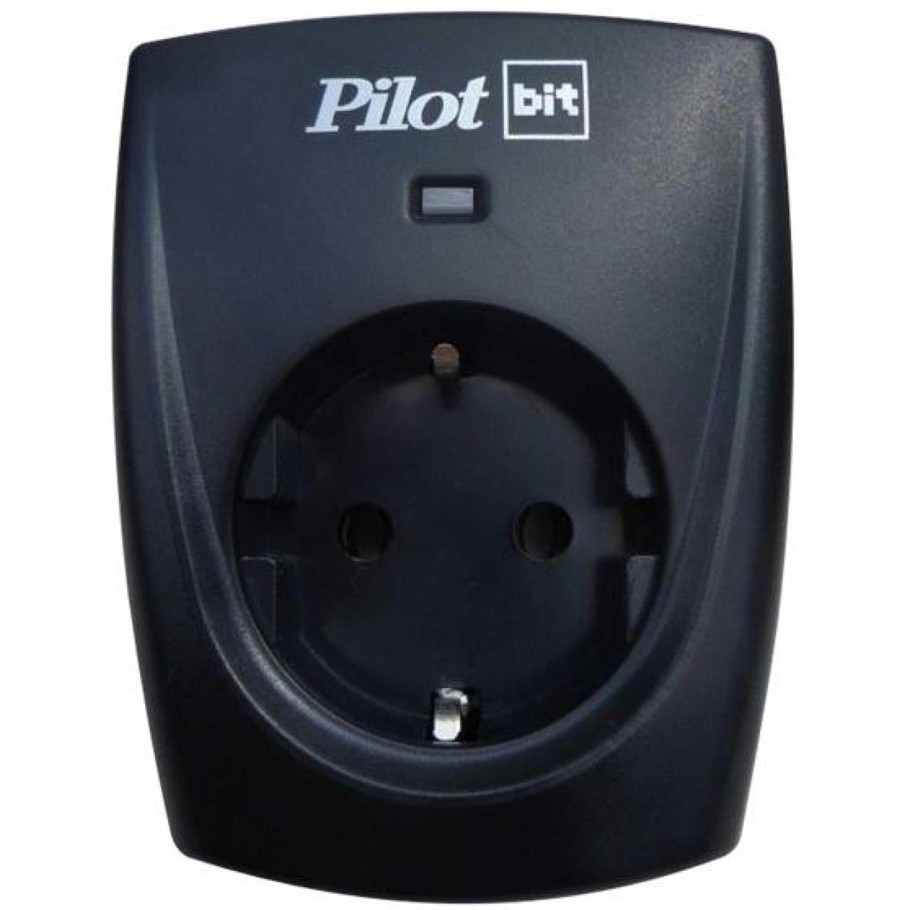 Сетевой фильтр Pilot Bit (1 розетка) черный сетевой фильтр адаптер pilot bit арт 137 1 роз евр черный 16а 1300дж зис