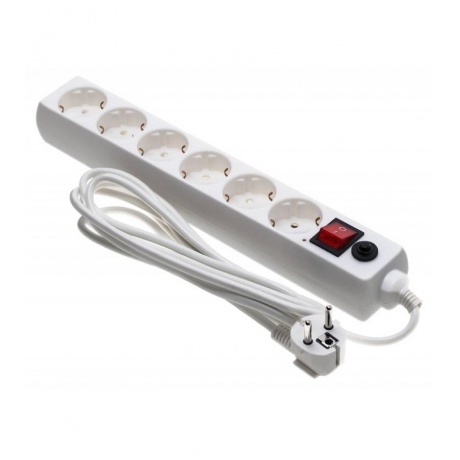 

Сетевой фильтр Buro 600SH-16-3-W 3м (6 розеток) белый