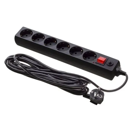 Сетевой фильтр Buro 600SH-16-5-B 5м (6 розеток) черный