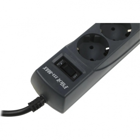 Сетевой фильтр Pilot m-MAX 5м (4 розетки) черный - фото 5