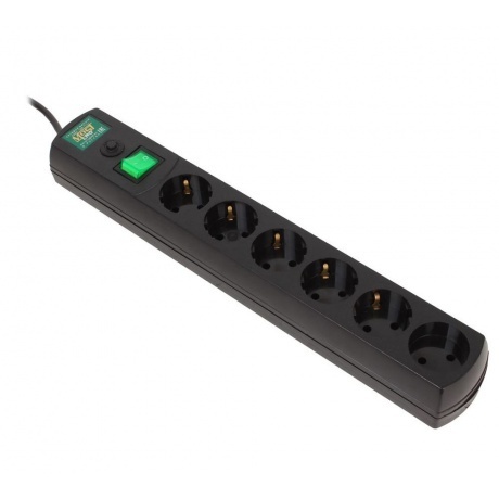 

Сетевой фильтр Most LRG 3м (6 розеток) черный