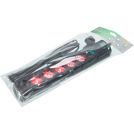 Сетевой фильтр Most LRG 3м (6 розеток) черный - фото 14