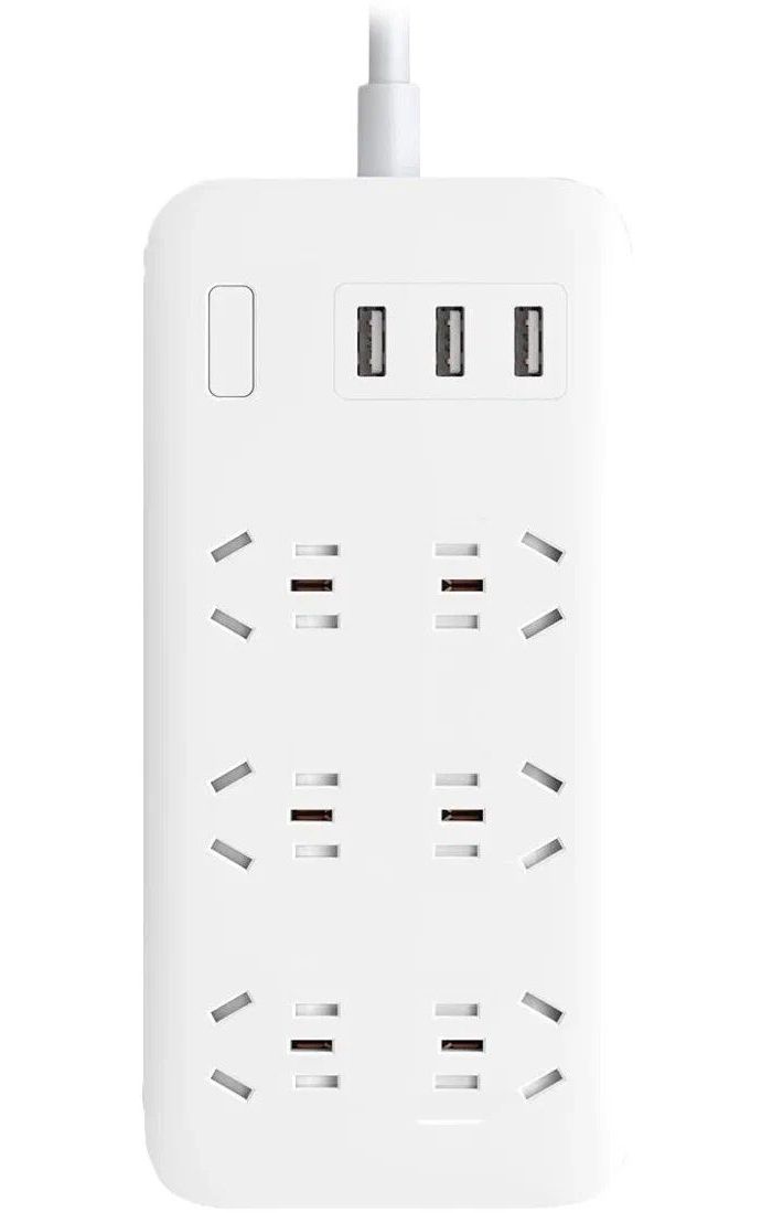 Сетевой фильтр Xiaomi Mi Power Strip Sockets 6 USB 3