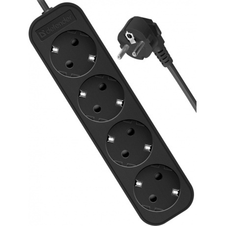 Сетевой фильтр Defender M418 1.8м, 4 розетки (99325) - фото 2