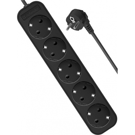 Сетевой фильтр Defender M518 1.8м, 5 розеток (99329) - фото 3