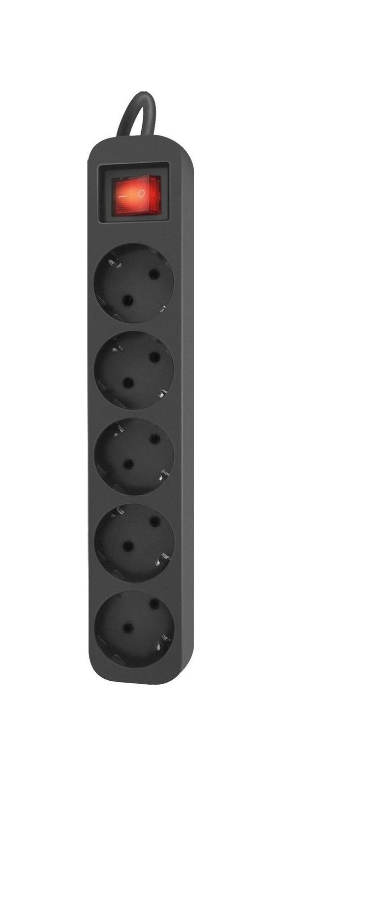 Удлинитель Defender G550 5м, 5 розеток (99343) Black