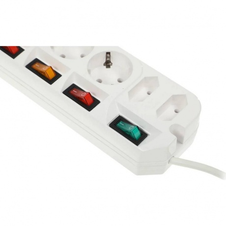Сетевой фильтр Most A10 5м (6 розеток) белый - фото 6