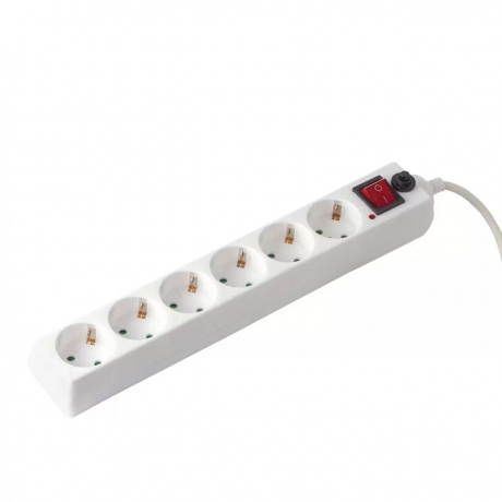 Сетевой фильтр Sonnen U-363 6 розеток с заземлением выключатель 10 А 3 м белый 511426 685₽