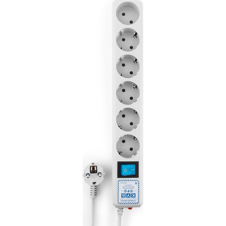 Сетевой фильтр Power Cube PRO, 1,9м, 6р, бел. (SPL(5+1)-16B-P-1,9М) - фото 9