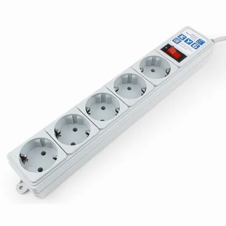 Сетевой фильтр Power Cube 3 метра, 6 розеток, цвет белый (SPG(5+...