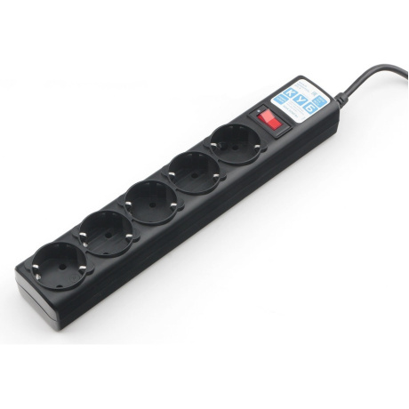 Сетевой фильтр Power Cube 1,9м 5р, черн.граф. (SPG5-С2) - фото 2