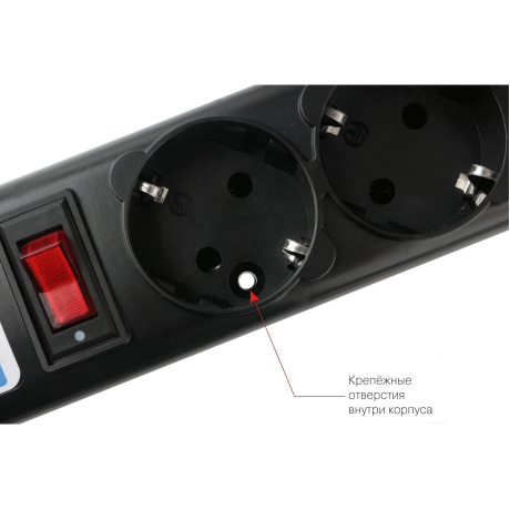 Сетевой фильтр Power Cube 1,9м 5р, черн.граф. (SPG5-С2) - фото 6