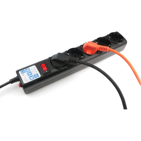 Сетевой фильтр Power Cube 1,9м 5р, черн.граф. (SPG5-С2) - фото 7