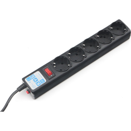 Сетевой фильтр Power Cube 1,9м 5р, черн.граф. (SPG5-С2) - фото 8
