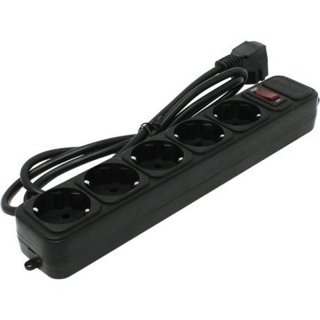 Сетевой фильтр ExeGate 5 Sockets 1.5m SP-5-1.5B Black 266859