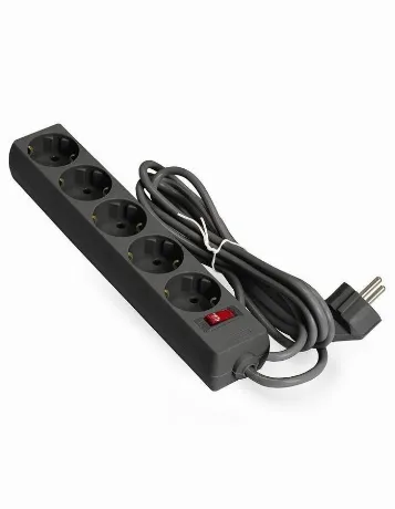 Сетевой фильтр ExeGate 5 Sockets 1.5m SP-5-1.5B Black 266859