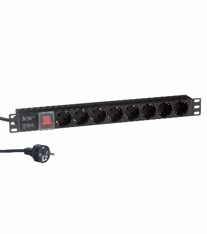 Сетевой фильтр ExeGate ServerPro PDU-19H804 Al-8S-EU2.5-SW 8 Soc...