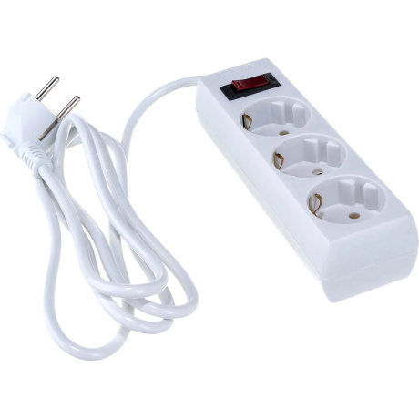 Сетевой фильтр ExeGate SP-3-1.8W 3 Sockets 1.8m White 221178 - фото 2