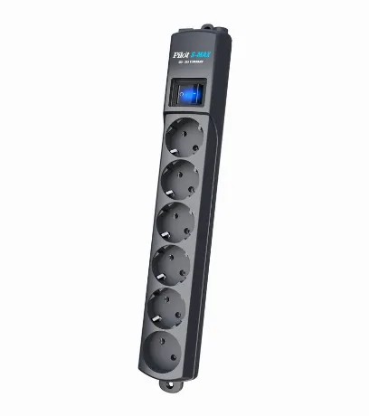 Сетевой фильтр Zis Pilot S-Max одна розетка без заземления 3m Gr...