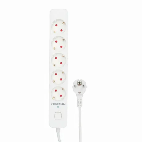 Сетевой фильтр Гарнизон 5 Sockets 2m White EPS-5-W-2