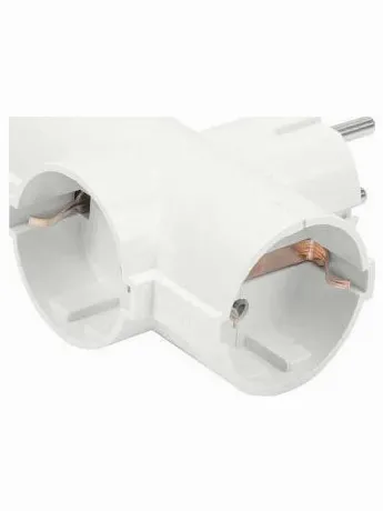 Сетевой разветвитель SONNEN U-030G, 3 розетки, с заземлением, 16...